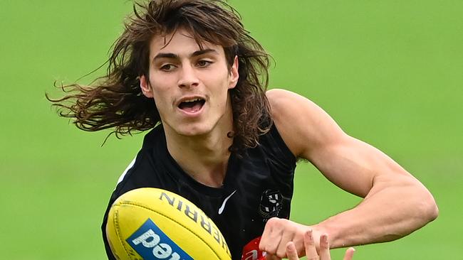 Collingwood youngster Caleb Poulter.