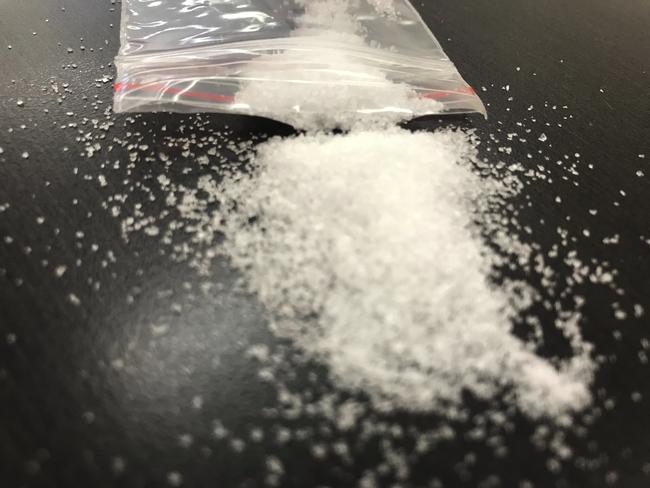 Weapons and meth uncovered in searches by police