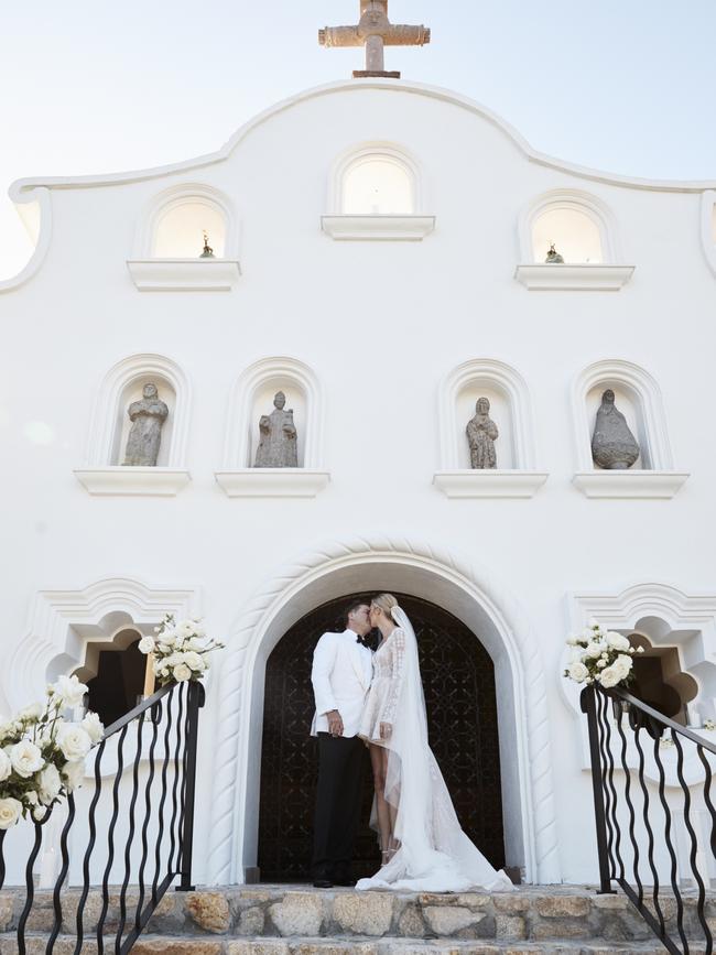 The couple wed in Cabo, Mexico, in a lavish party holiday with family and friends. Picture: Supplied