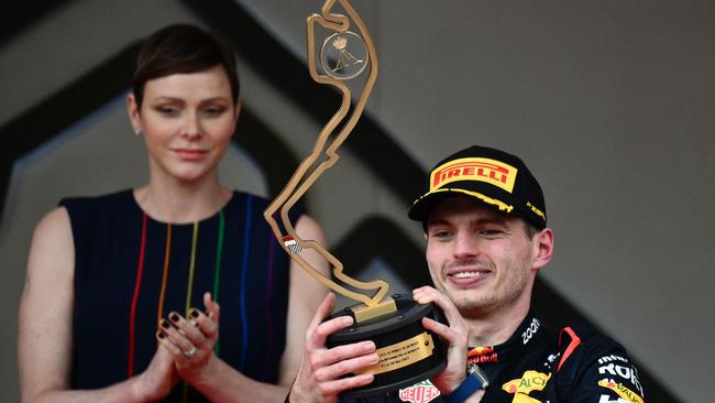 Max wins in Monaco. (Photo by Jeff PACHOUD / AFP)