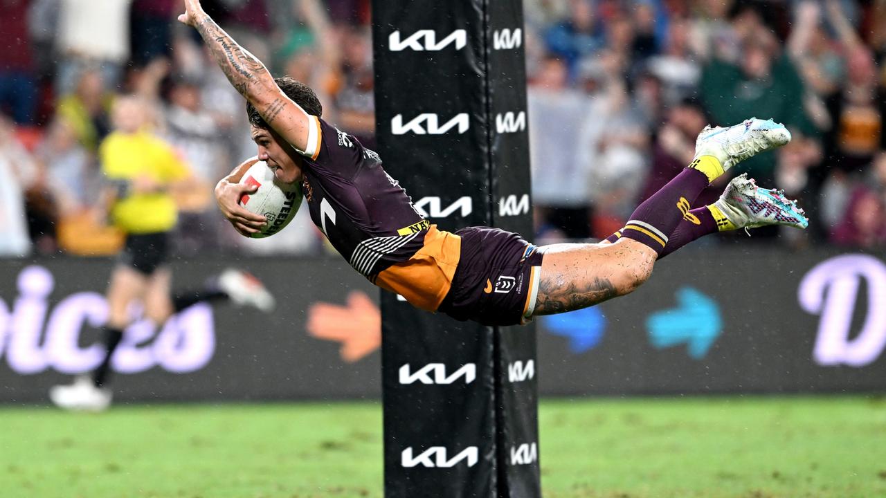 Walsh finished with a try, a try assist and four linebreak assists in the win. Picture: Getty