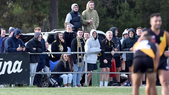 A sizeable crowd attended the fixture at Willowbrook Reserve. Picture: Steve Tanner