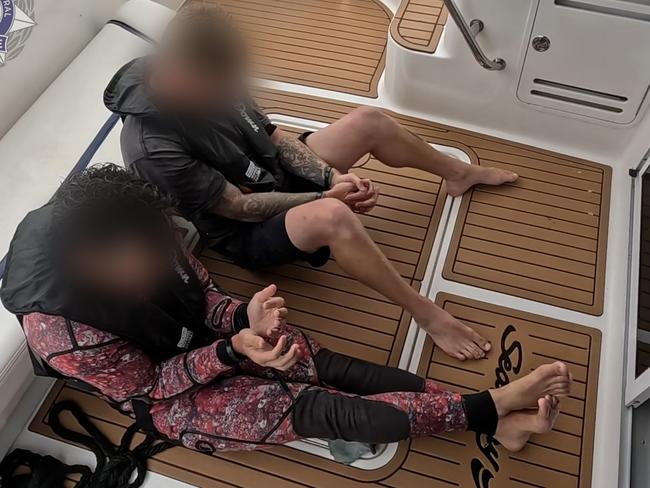 Police arrest five people over 1.1 tonnes of cocaine found on a boat off South West Rocks., Arrested men include Cooper Hollingworth, 24, from Cardiff and Jacob Malcolm, 26, Chaiwat Thipsing, 28, Luke Hazell, 28 and Rodney James Hill, 35, who were all charged with knowingly taking part in the large commercial supply of cocaine. Supplied by NSW Police.