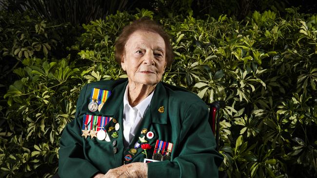 WWII gunner Cynthia Clifford. Picture: Nigel Hallett