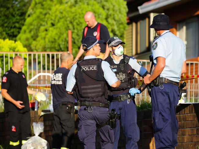 Police and firefighters were called to the single storey home about 4.30am. Picture: Gaye Gerard