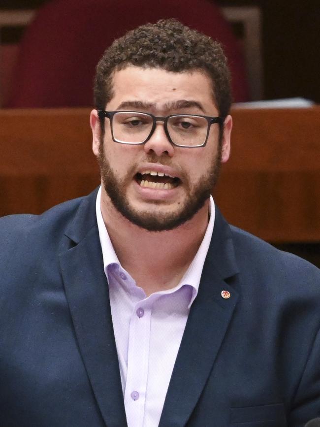 Greens senator Jordon Steele-John. Picture: NewsWire / Martin Ollman