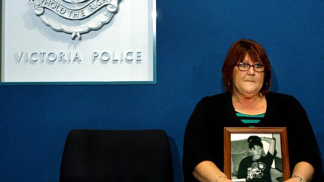 Jenny Bird with a picture of her daughter Prue.