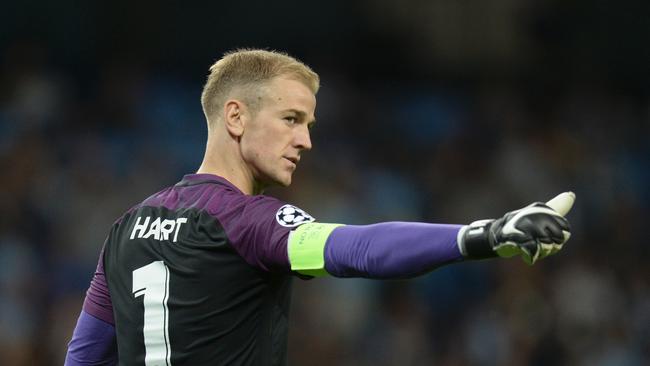 Manchester City's English goalkeeper Joe Hart.