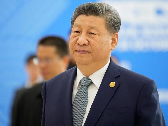 Chinese President Xi Jinping arrives at the BRICS summit in Kazan on October 24, 2024. (Photo by Alexander Zemlianichenko / POOL / AFP)