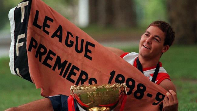 Waratah’s Lincoln Withers was involved in both the 1998-99 and 1999-2000 grand final wins.