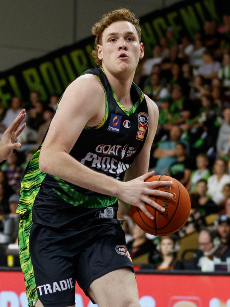 Victorian young gun Austin Rapp in action for the South East Melbourne Phoenix. Picture: Kadek Thatcher