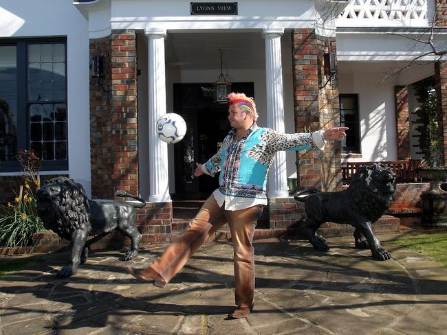 Darryn Lyons at his home in Geelong.