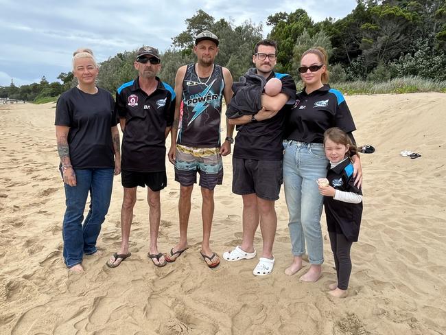 A paddle out held in the waters off Torquay beach in memory of Tash Raven.