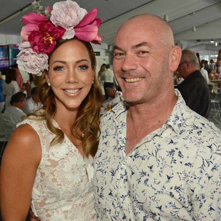 Michelle Graham and Chris Van at the Gold Coast Cup at Gold Coast Turf Club, Bundall on Saturday, May 7. Picture: Regina King