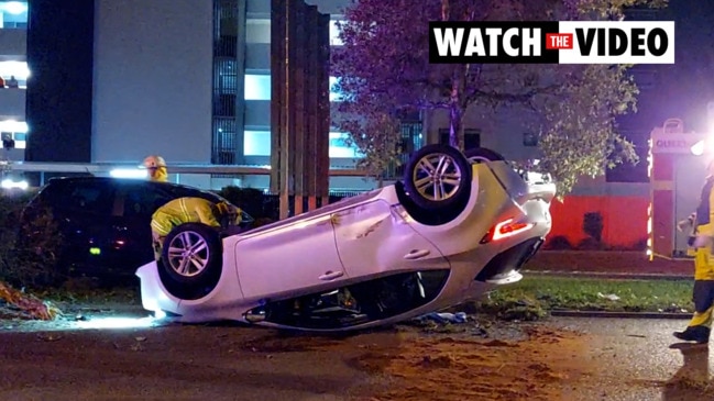 Townsville stolen car crashes in Condon