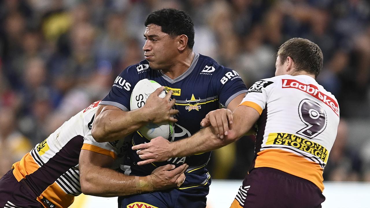 Jason Taumalolo led the way for the Cowboys. Picture: Ian Hitchcock/Getty Images