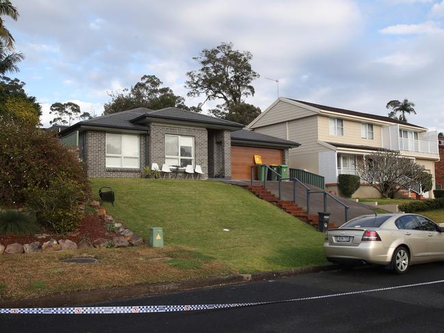 A man was found with stab wounds at a house in Holcombe Ave, Narara. Picture: David Swift