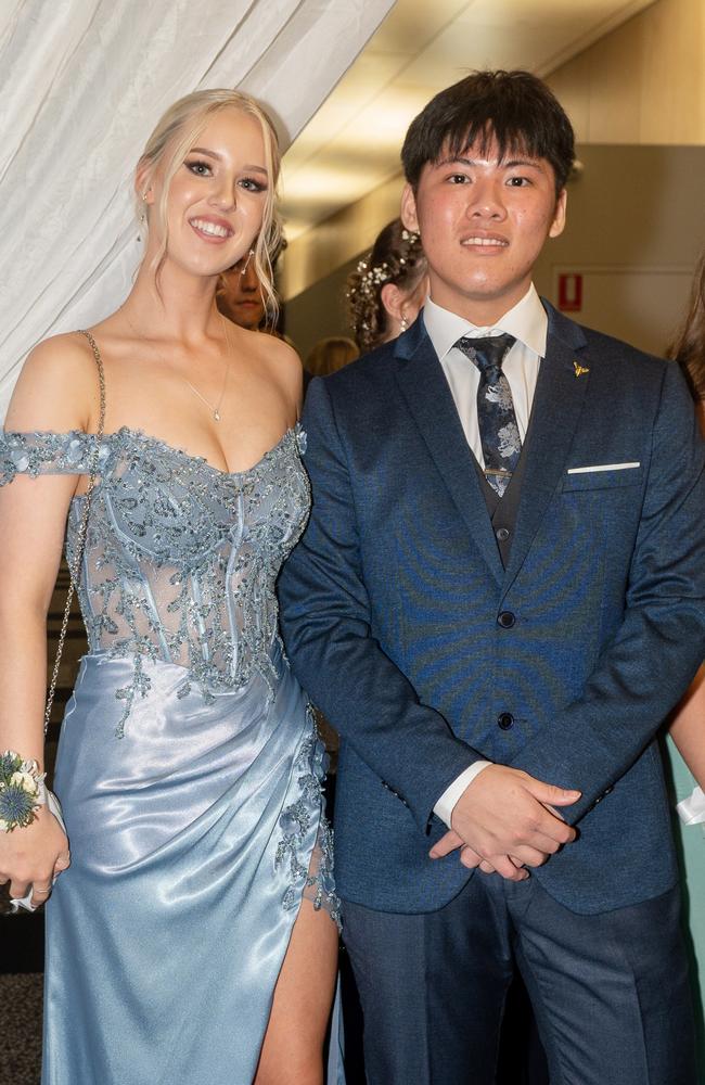 Emily Smith and Jack Ma at Whitsunday Anglican School Year 12 Formal Saturday 16 September 2023 Picture: Michaela Harlow