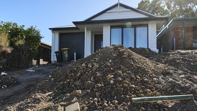The uncompleted work has left the couple out of pocket $15,000. Picture: Matt Loxton