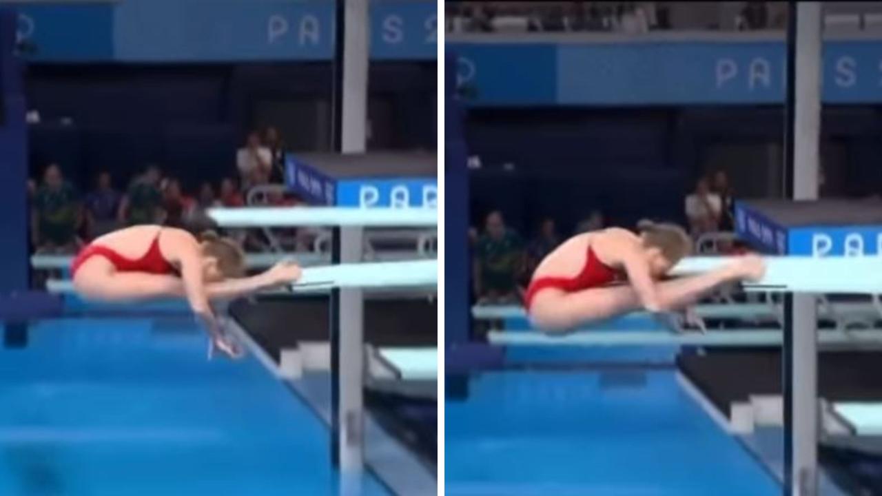 ‘In pain’: Diver scores 0.0 in scary collision