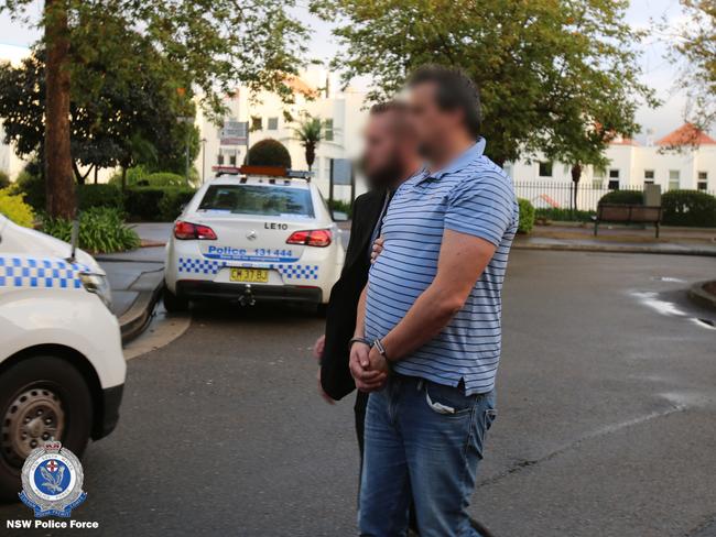 Police arrest Miller in 2021. Picture: NSW Police Force via NCA NewsWire