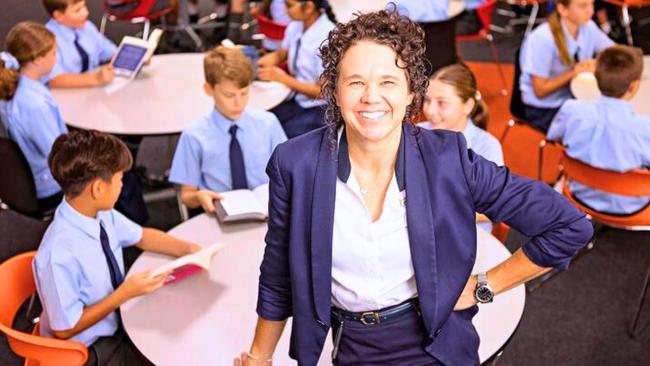 Sheldon College principal Kate Mortimer was once again behind her college being in the top NAPLAN performers. Picture: Sheldon College