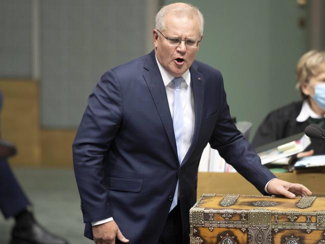 Prime Minister Scott Morrison said he was ‘appalled’ by the Australia Post scandal. Picture: NCA NewsWire / Gary Ramage