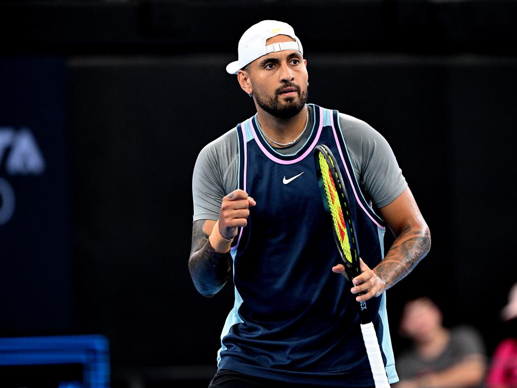 Nick Kyrgios has landed a favourable draw for this year’s Australian Open. Picture: Getty