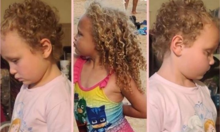 Dad outraged after teacher chops off 7yo girl's long curly blonde hair |  Kidspot