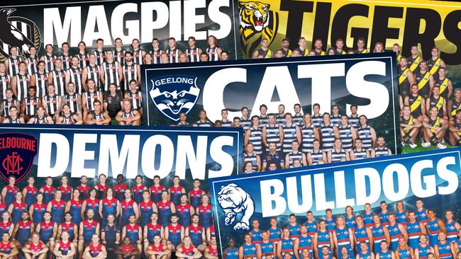 AFL Victorian team posters 2022.