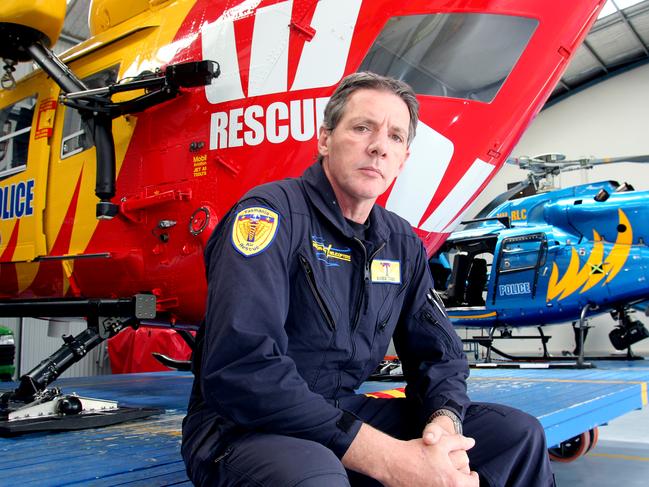 Decorated search and rescue pilot Roger Corbin died in 2017 during a simulated training exercise at Hobart Airport.