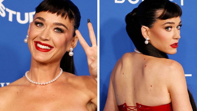 Katy Perry wears cheeky dress to Billboard event.