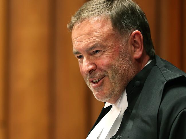 New Supreme Court judge Gregory Geason swearing in ceremony in the Supreme Court in Hobart. Picture: SAM ROSEWARNE.