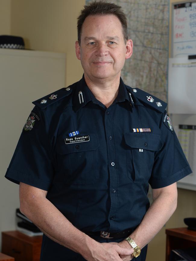 Victoria Police’s head of counter-­terrorism command, Assistant Commissioner Ross Guenther, says the public and private sector needs to work together to stop terrorists. Picture: Susan Windmiller