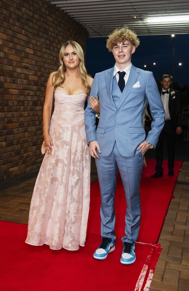 Alexandra Maroske and Matthew Holt at Toowoomba Grammar School formal at Rumours International, Wednesday, November 15, 2023. Picture: Kevin Farmer