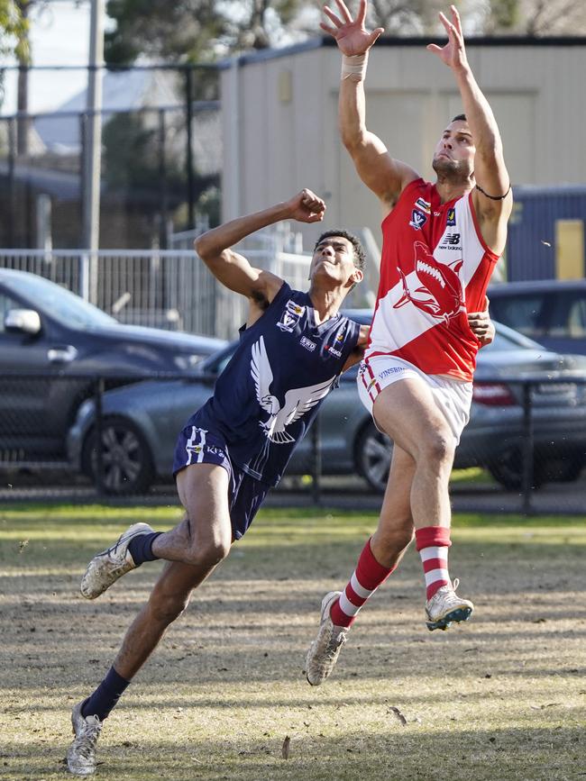 Nick Corp playing for Sorrento. Picture: Valeriu Campan