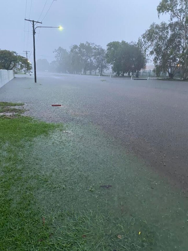 Flood waters between Home Hill and Townsville. Photo: Jodie Marsh