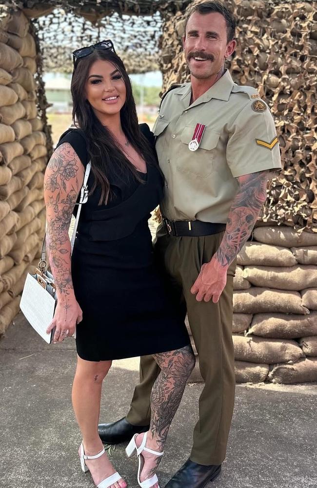 Pure Skin Face and Body Clinic owner Sharna Jane Kotz and Australian Defence Force combat engineer Aaron Waye were arrested over an alleged assault at Monsoons on Saturday May 10.