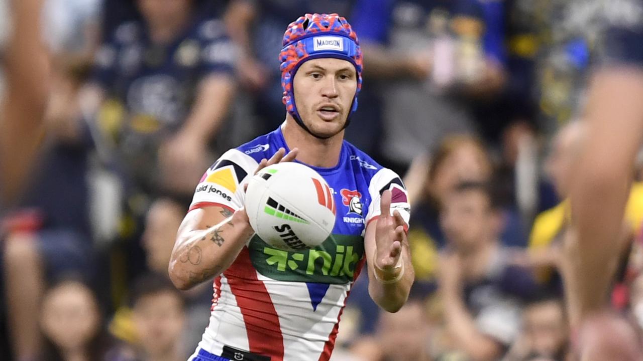 Brown would form a lethal playmaking partnership at the Knights with star fullback Kalyn Ponga.