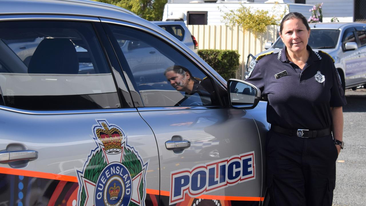 Police Liaison Officer at Dalby Station Jenny Thomas said the new high-vis electric cars were "community friendly" and helped "break the barriers" between officers and residents. Picture: Emily Devon