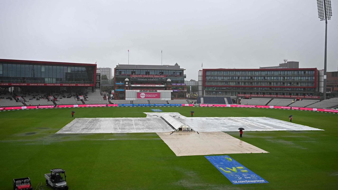 The fourth Test at Manchester was a washout. Picture: Oli Scarff / AFP