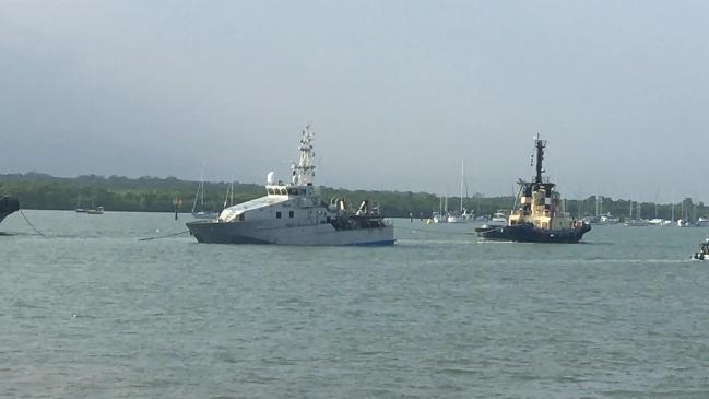 Australian Border Force patrol boat that crashed into Great Barrier Reef