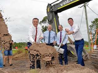 POLITICIANS are quick to flock to a Bruce Highway photo opportunity as witnessed this week for the turning of the first sod on the $929.3 million Caloundra to Sunshine Motorway upgrade which hadMinister for Infrastructure Darren Chester, Federal Member for Fairfax Ted O'Brien, Federal Member Fisher Andrew Wallace and Queensland Minister for Main Roads, Road Safety and Ports Mark Bailey in the frame. But is it the issue that really concerns most voters? Picture: Warren Lynam