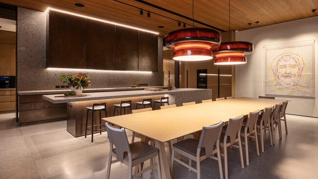 The home’s impressive kitchen has a butler’s pantry tucked behind its main one.