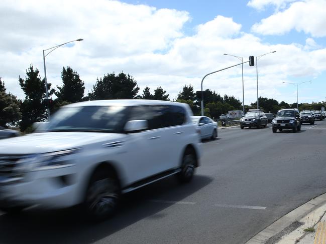 The junction of Melaluka Road and Portarlington Road. Two males were taken to hospital after road rage incidents in Leopold. Picture: Alan Barber