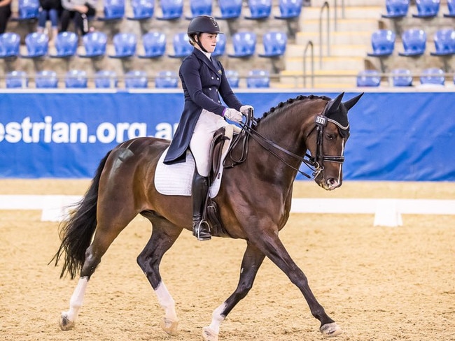 Sabrina Hitch and her horse Dandy. Picture supplied