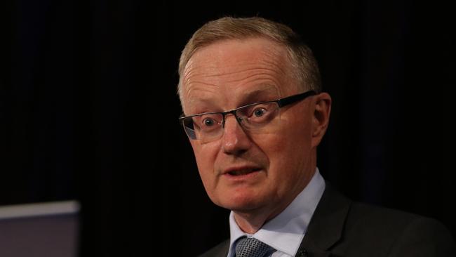 05/02/2020. During question time. RBA governor Philip Lowe as he delivers a landmark speech to the National Press Club lunch in Sydney held at Doltone House at Jones Bay Wharf. Britta Campion / The Australian