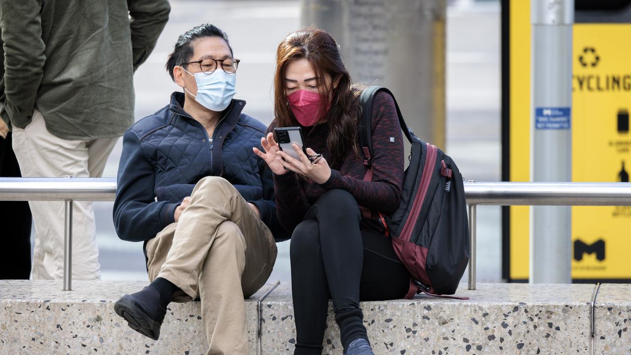 Masks and social distancing helped contribute to a reduced spread of Covid and other respiratory viruses. Picture: NCA NewsWire / David Geraghty