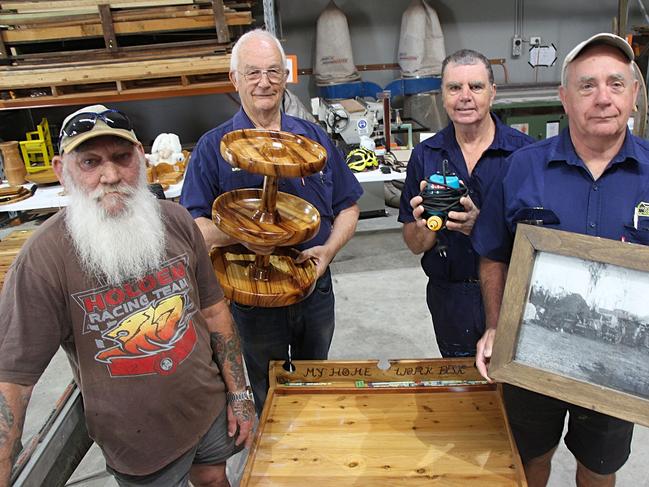 Members of the Lockyer Valley Community Activities Shed create a wide variety of items.