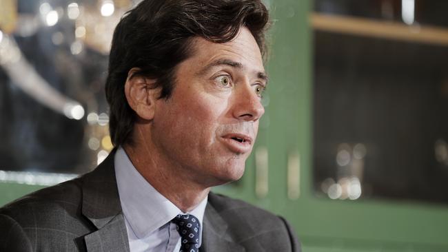 AFL CEO Gillon McLachlan backed the process of hus money. (Richard Jupe)